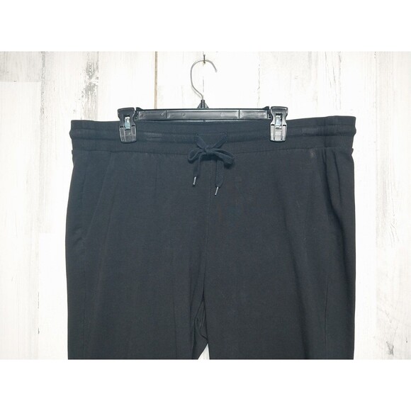 Torrid Pull On Ultra Soft Fleece Black Mid Rise Pant 1X - Picture 3 of 6